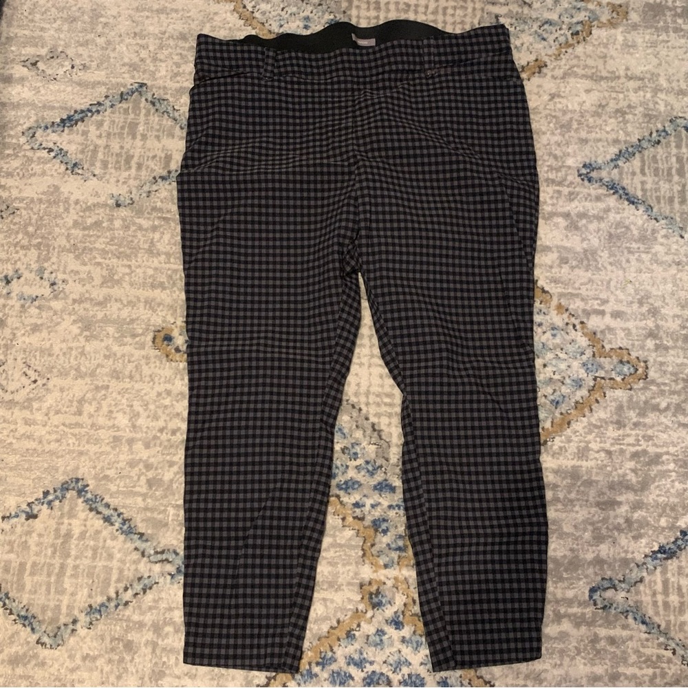 Maurices Plus Size Checkered Ankle Pants